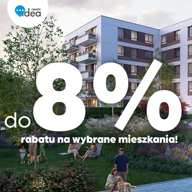 Zdjęcie posta Do 8% rabatu na wybrane mieszkania!